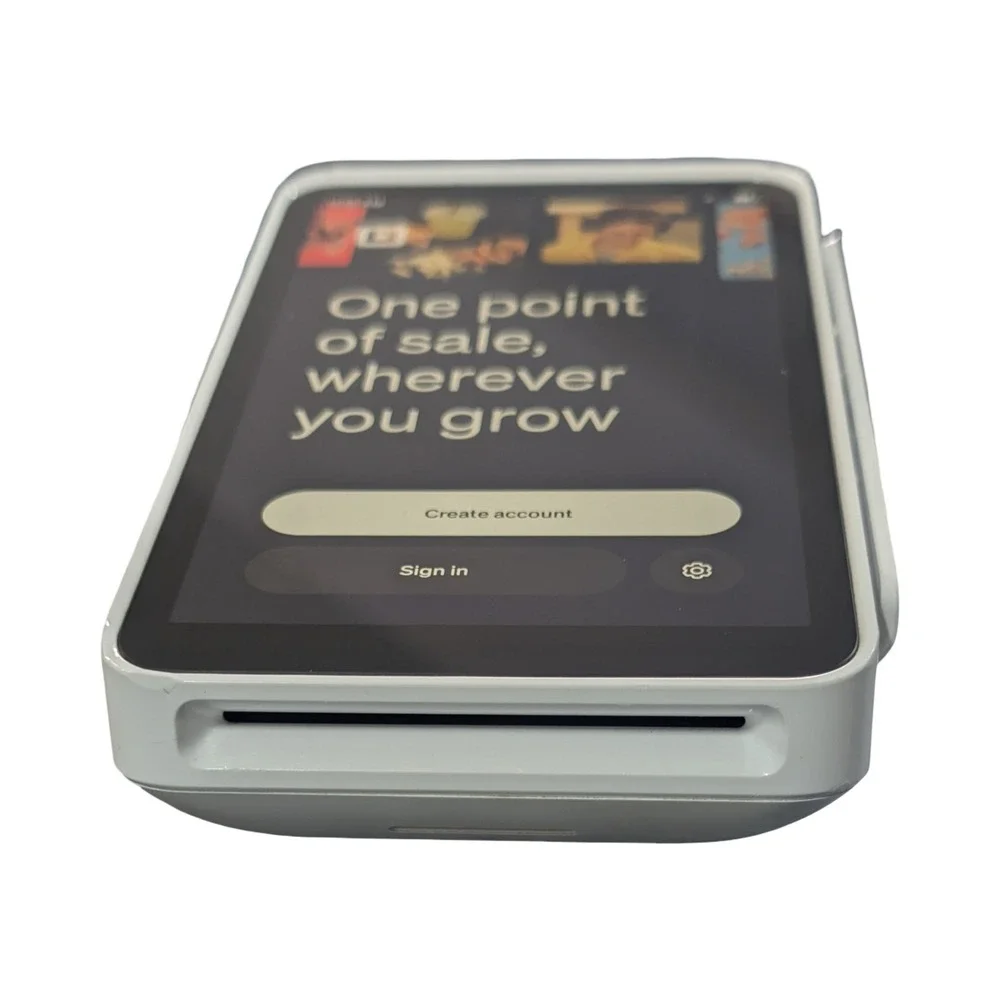 BbUd Square Credit Card Terminal A-SKU-0584 Used W/ Button Defect